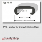 Preview: PVC Handlauf Typ. HL01 für Flachstahl 30x8mm